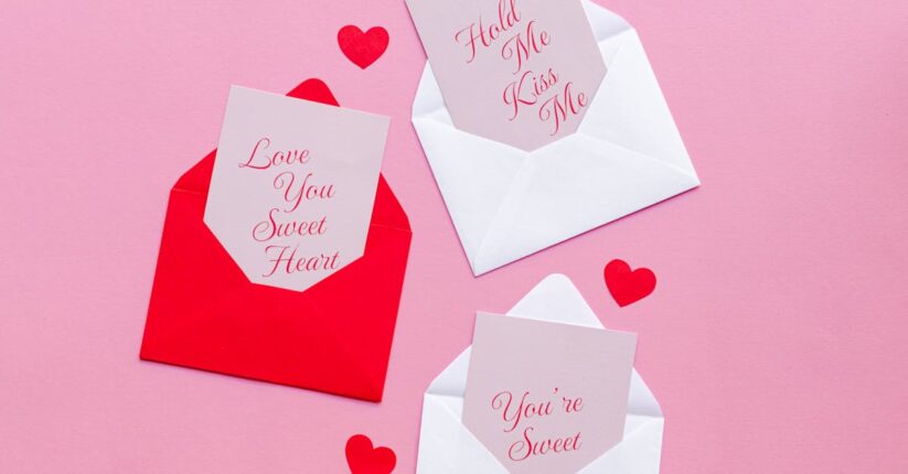 感動で涙を流しながら席札メッセージを読むゲスト。心のこもった手書きメッセージが印象的。