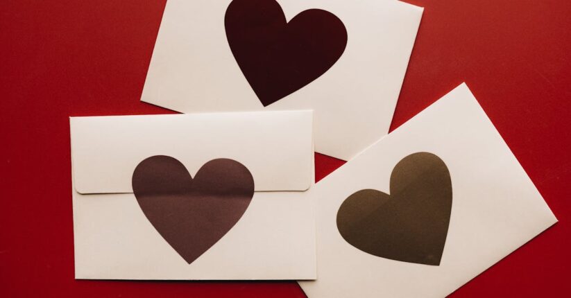 席札の裏にサプライズメッセージが書かれたカードを見つけて笑うゲスト。