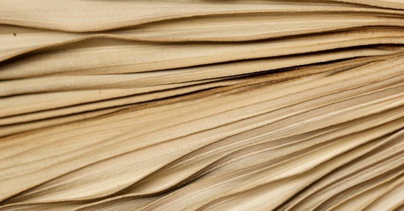 結婚式のペーパーアイテムに使われる上質紙の質感。マーメイド紙やヴァンヌーボ紙のアップ写真。